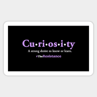 Curiosity Definition Sticker